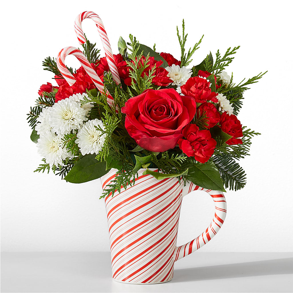 Peppermint Swirl Mug – BUDS CUT FLOWERS & MORE, Taos NM