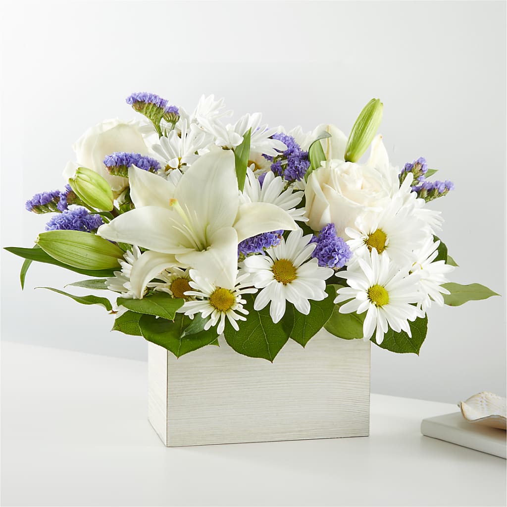 Beyond Blue Box Bouquet – BUDS CUT FLOWERS & MORE, Taos NM
