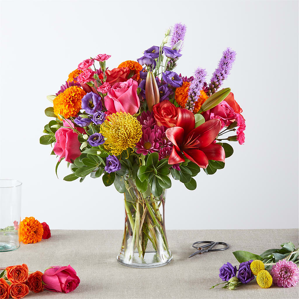 Feast of Color – A Florist Original – BUDS CUT FLOWERS & MORE, Taos NM