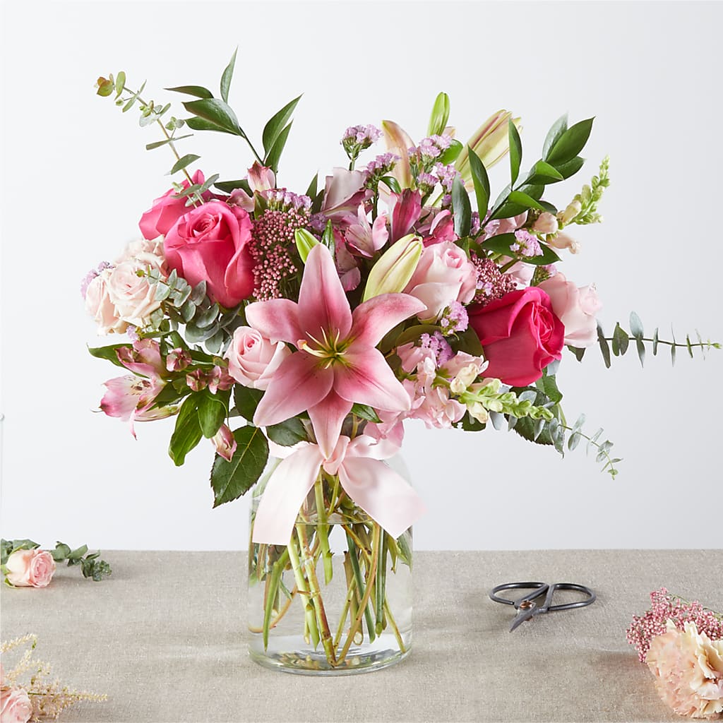 Pink Ribbon - A Florist Original – BUDS CUT FLOWERS & MORE, Taos NM