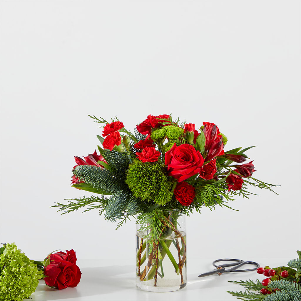 Merry Moment Bouquet – A Florist Original – BUDS CUT FLOWERS & MORE, Taos NM