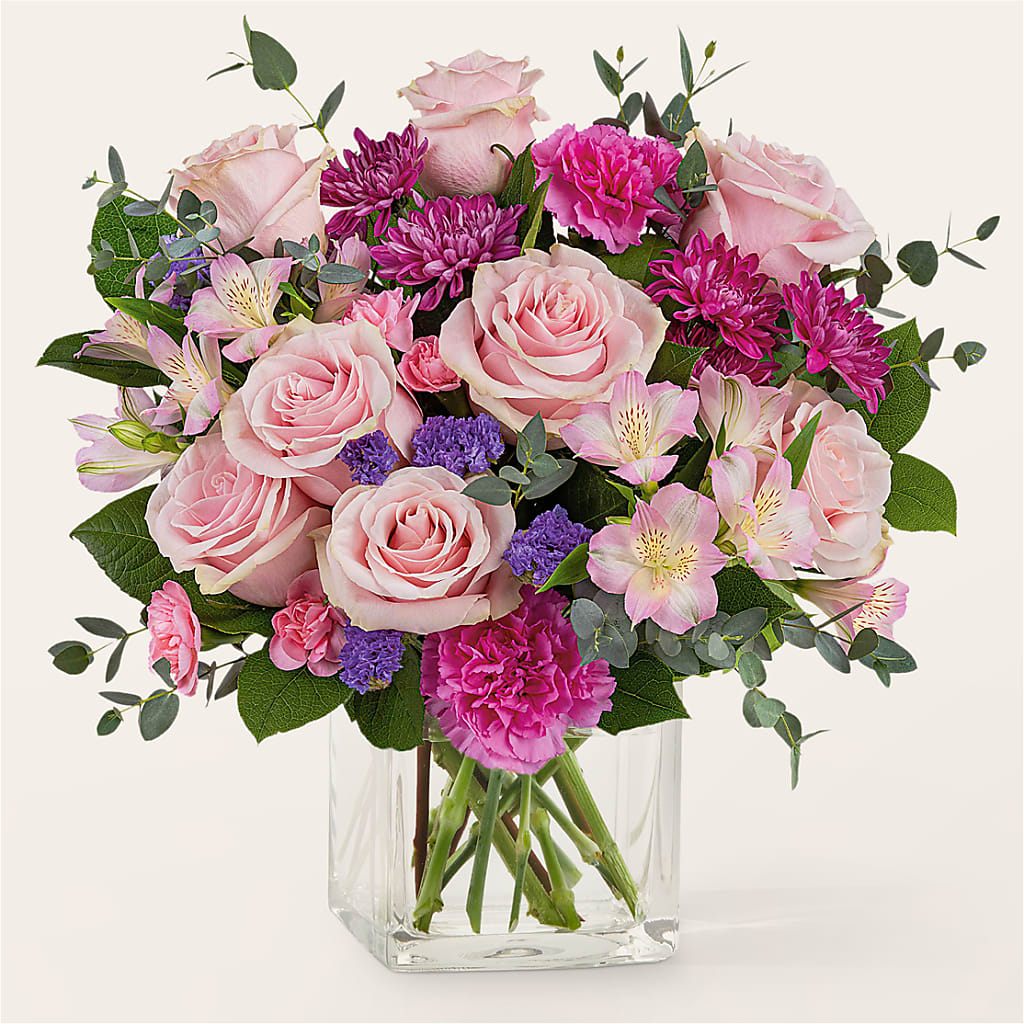 Rosy Radiance Bouquet – BUDS CUT FLOWERS & MORE, Taos NM