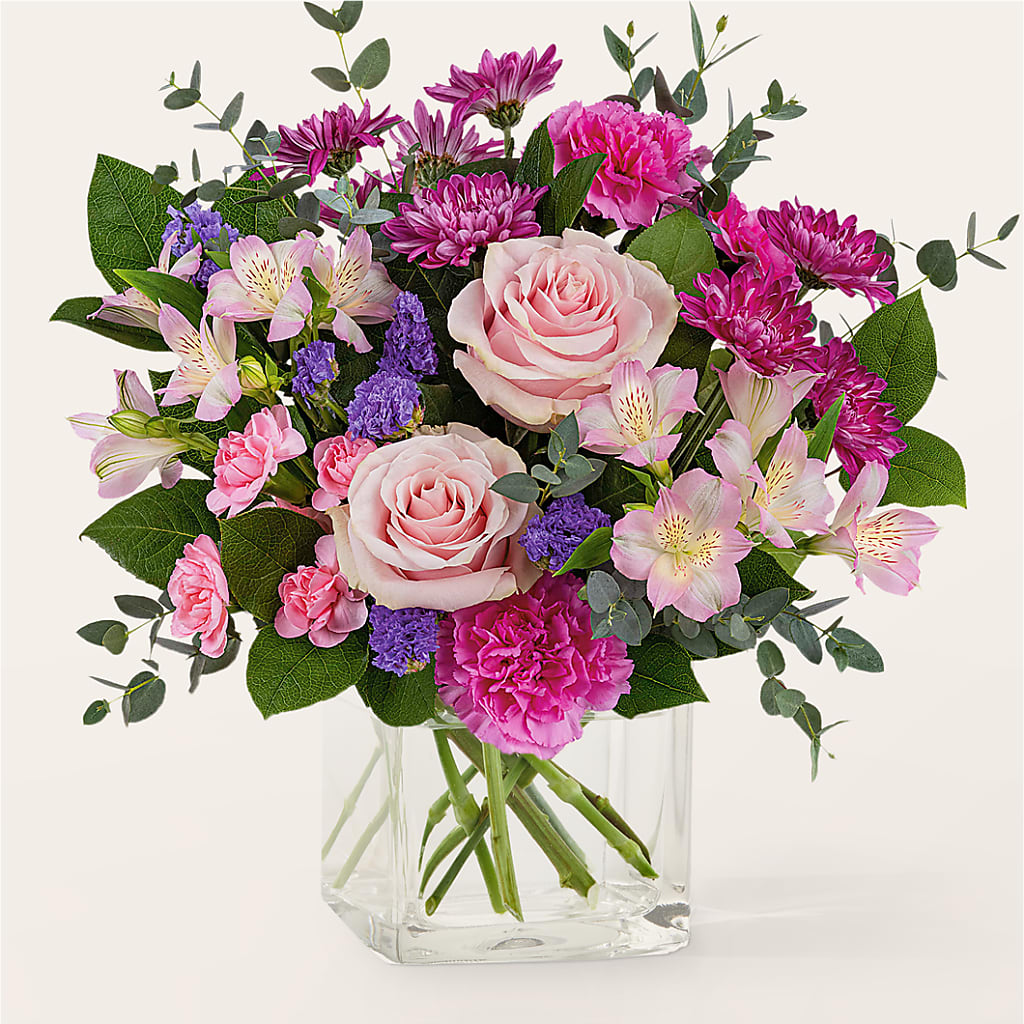 Rosy Radiance Bouquet – BUDS CUT FLOWERS & MORE, Taos NM