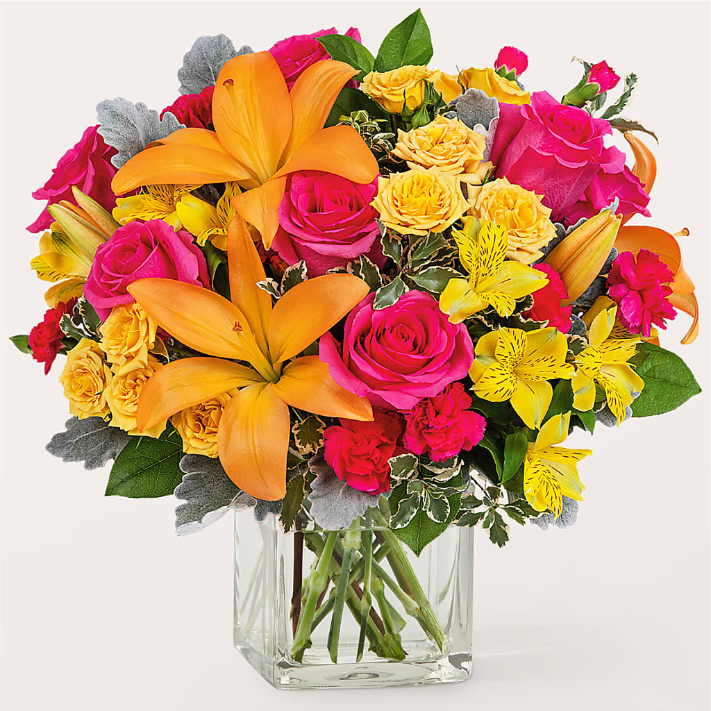 To the Tropics Bouquet – BUDS CUT FLOWERS & MORE, Taos NM