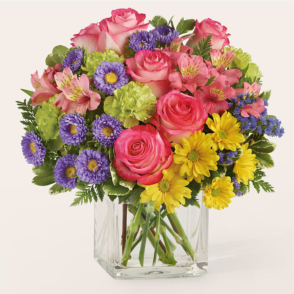 Candy Jar Bouquet – BUDS CUT FLOWERS & MORE, Taos NM