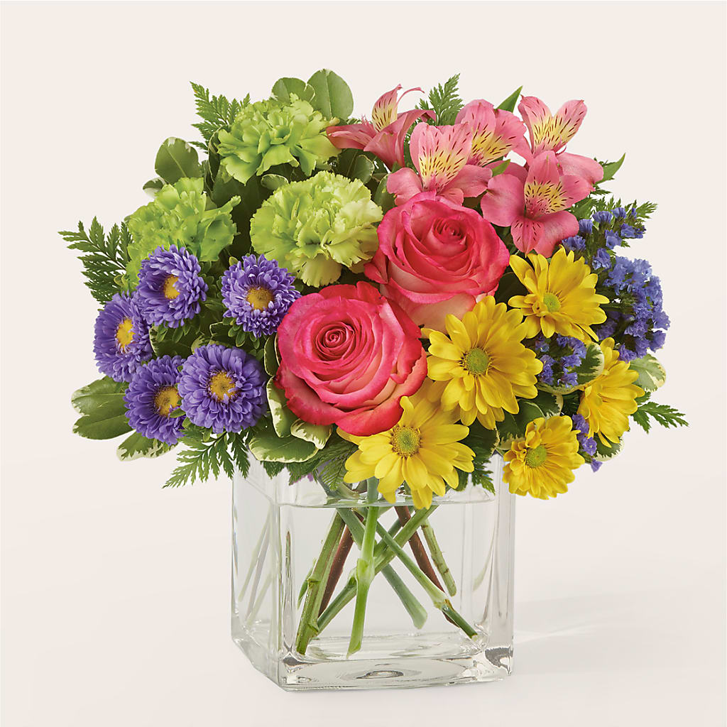 Candy Jar Bouquet – BUDS CUT FLOWERS & MORE, Taos NM
