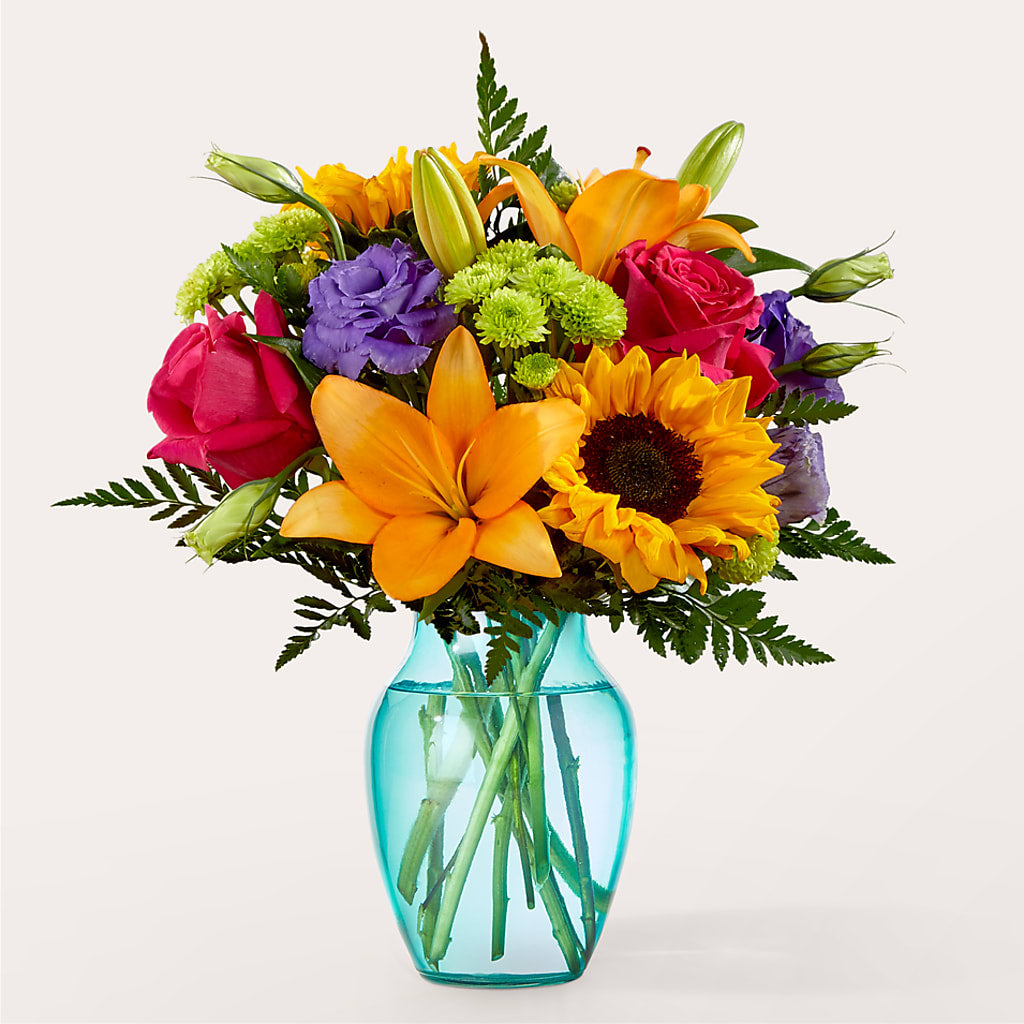 Double Rainbow Bouquet – BUDS CUT FLOWERS & MORE, Taos NM