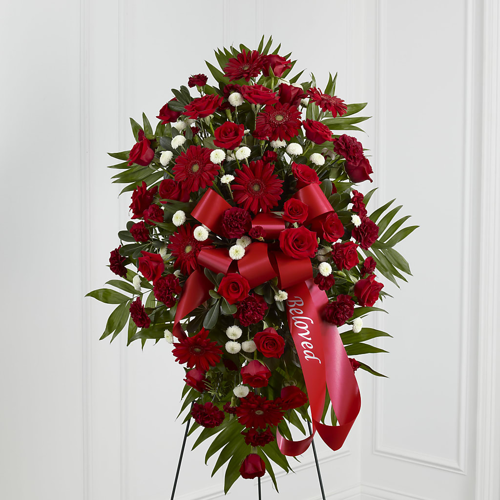 Treasured Memories Standing Spray – BUDS CUT FLOWERS & MORE, Taos NM