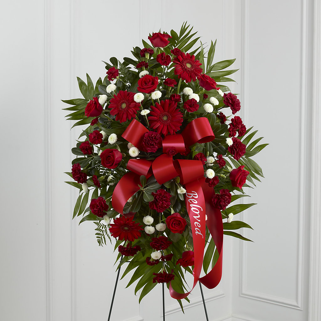 Treasured Memories Standing Spray – BUDS CUT FLOWERS & MORE, Taos NM