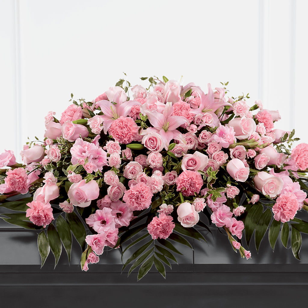 Garden of Comfort Casket Spray (Standard) – BUDS CUT FLOWERS & MORE, Taos NM