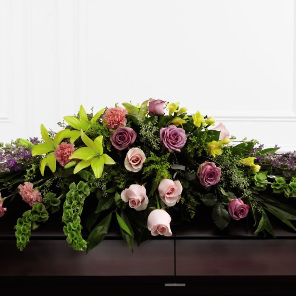 Forever Beloved Casket Spray – BUDS CUT FLOWERS & MORE, Taos NM