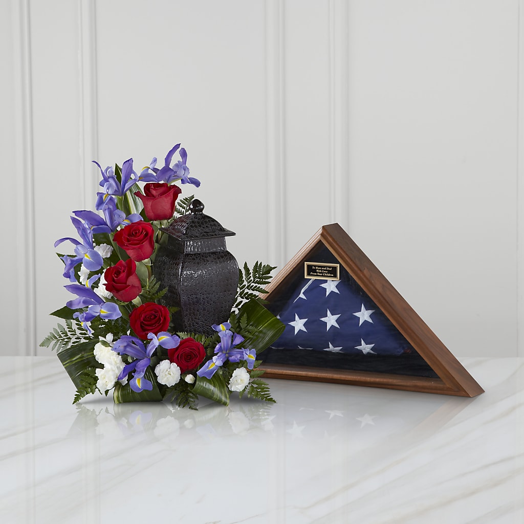 Patriotic Tribute Arrangement – BUDS CUT FLOWERS & MORE, Taos NM