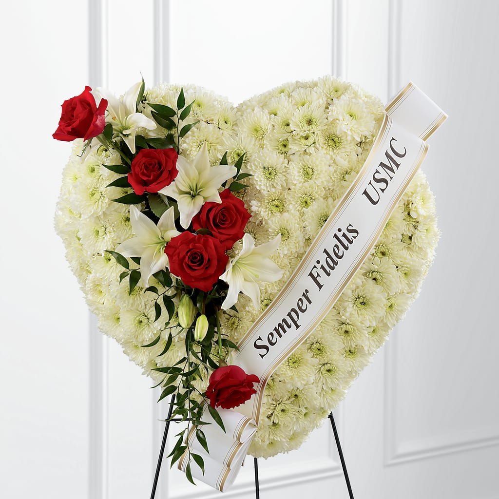 Heartfelt Hero Standing Heart – BUDS CUT FLOWERS & MORE, Taos NM