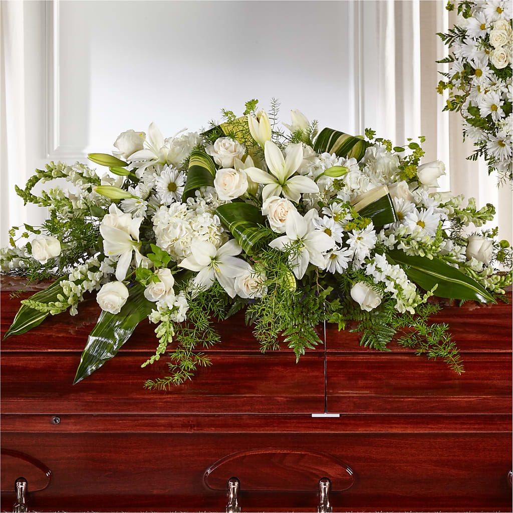 Abundance Casket Spray – BUDS CUT FLOWERS & MORE, Taos NM