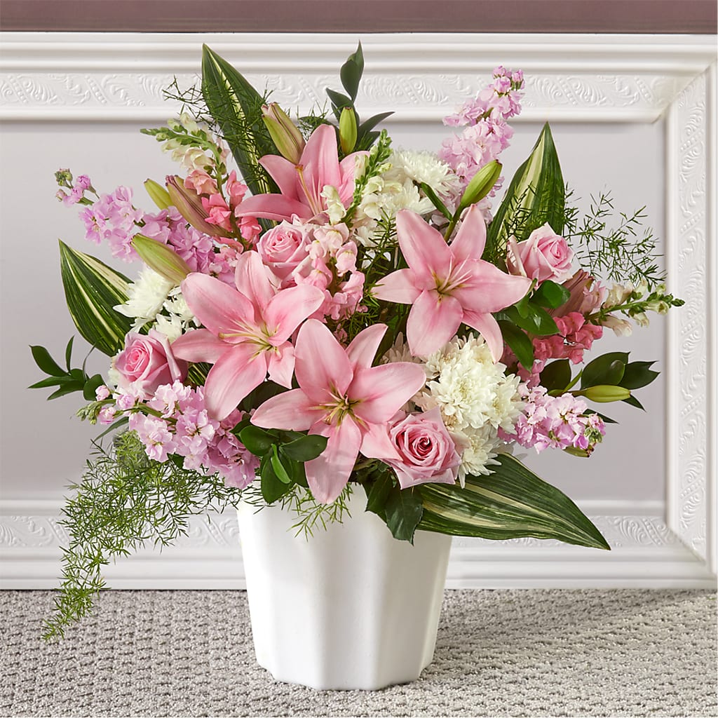 Simply Serene Floor Basket – BUDS CUT FLOWERS & MORE, Taos NM