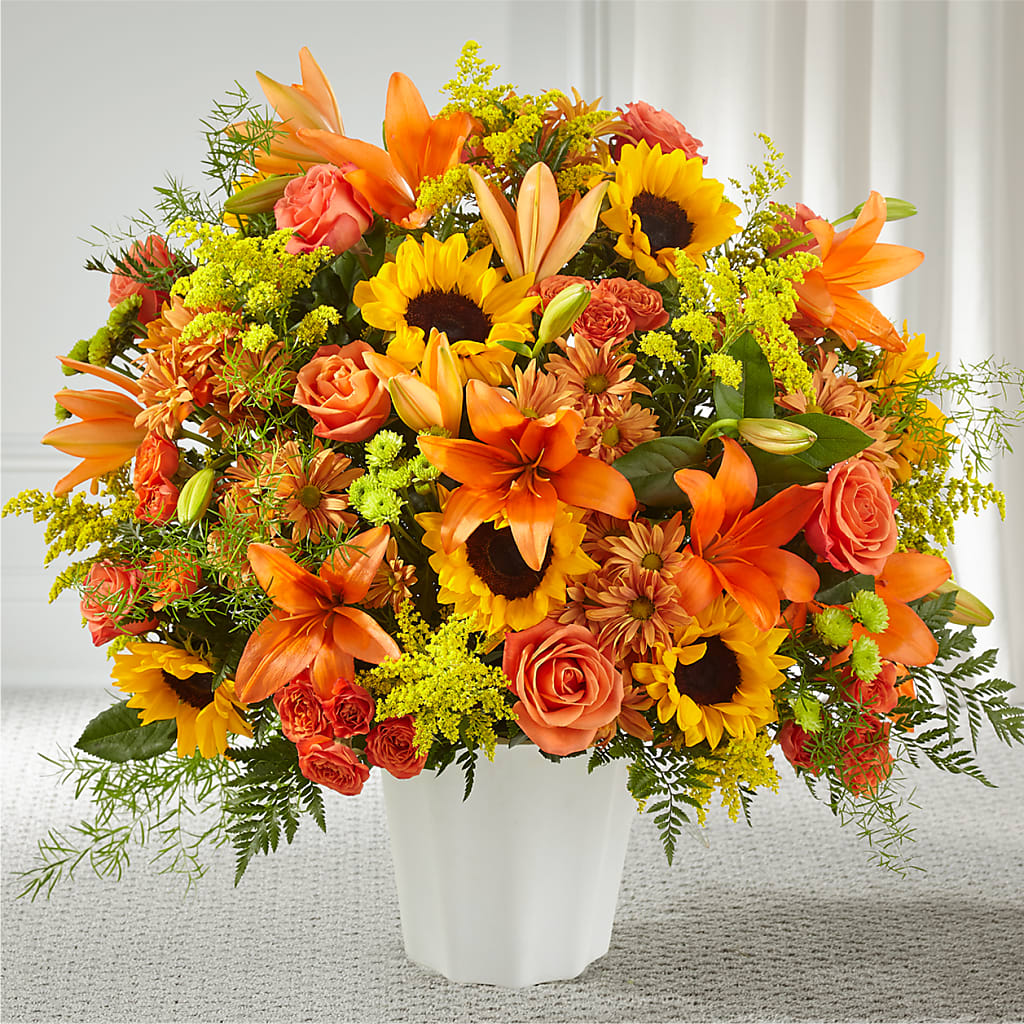 Harvest Thoughts Floor Basket – BUDS CUT FLOWERS & MORE, Taos NM