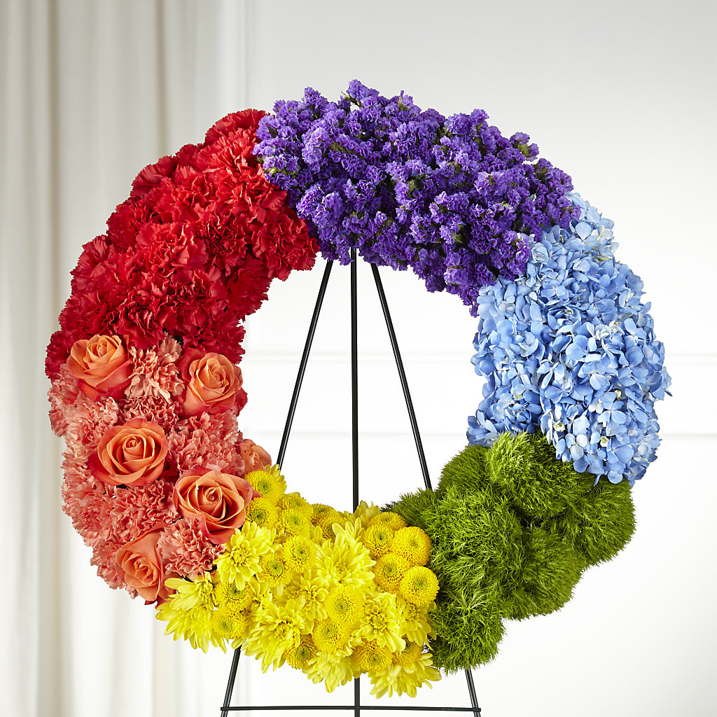 Circle of Love Wreath – BUDS CUT FLOWERS & MORE, Taos NM