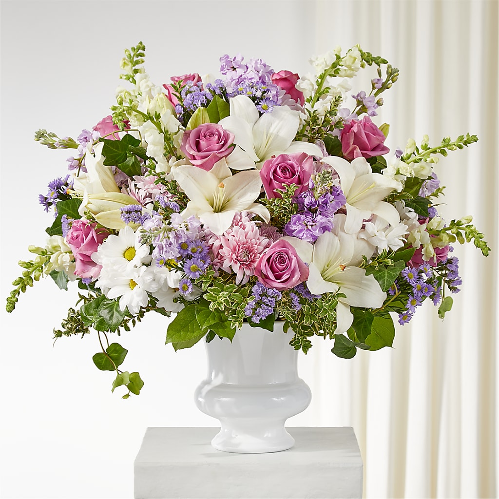 Remarkable Life Urn Arrangement – BUDS CUT FLOWERS & MORE, Taos NM