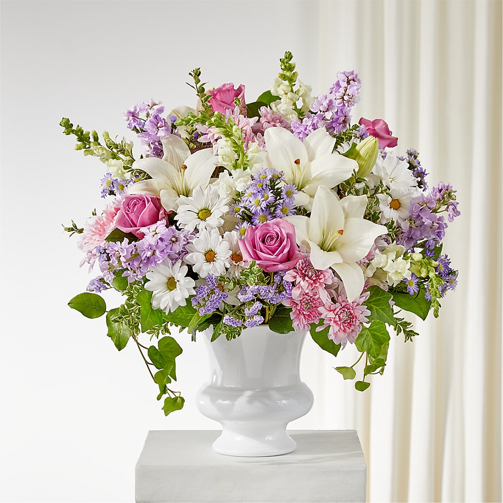 Remarkable Life Urn Arrangement – BUDS CUT FLOWERS & MORE, Taos NM