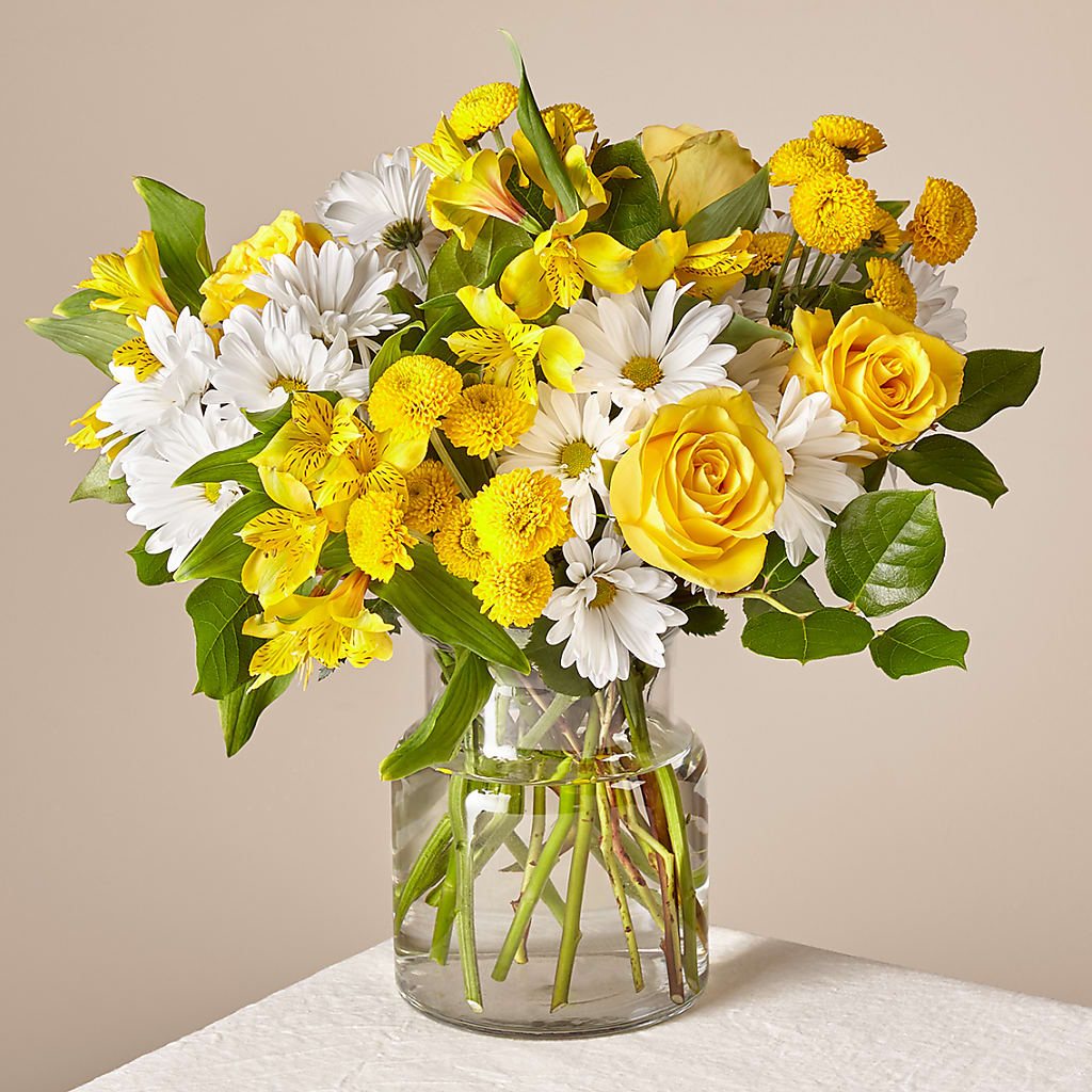 Sunny Sentiments Bouquet – BUDS CUT FLOWERS & MORE, Taos NM