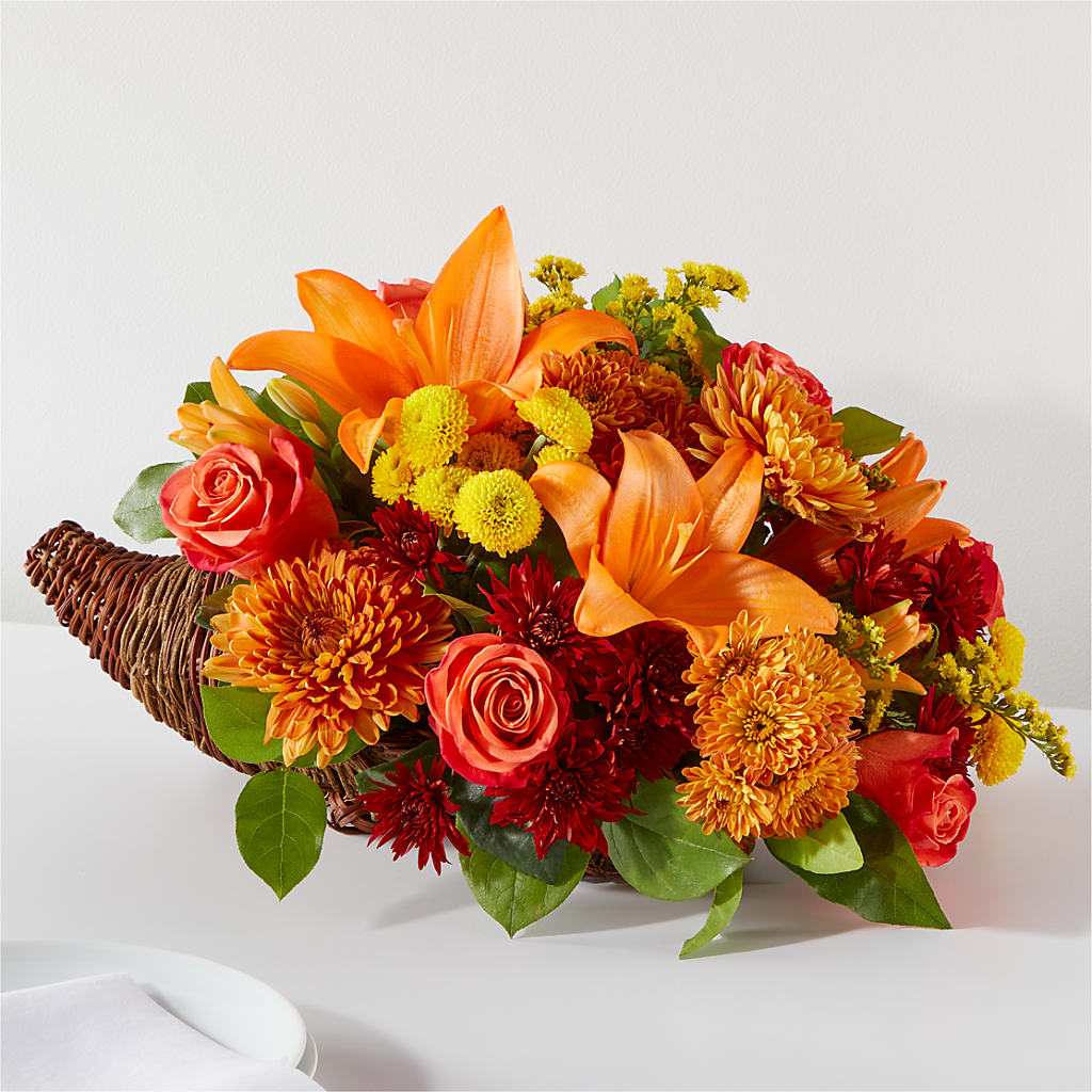 Bouquet of Blessings Cornucopia – BUDS CUT FLOWERS & MORE, Taos NM