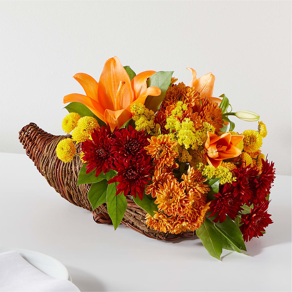 Bouquet of Blessings Cornucopia – BUDS CUT FLOWERS & MORE, Taos NM
