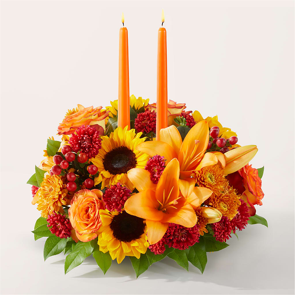 Grateful Centerpiece – BUDS CUT FLOWERS & MORE, Taos NM
