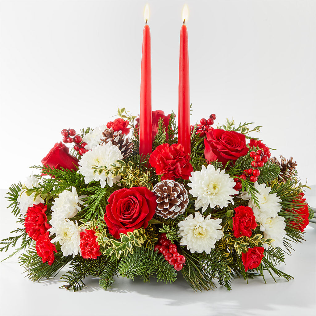 Holiday Soiree Centerpiece – BUDS CUT FLOWERS & MORE, Taos NM