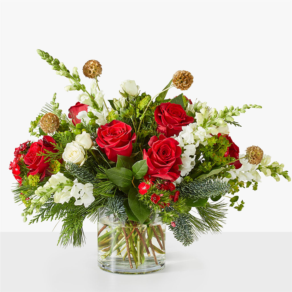 Deck the Halls Bouquet – BUDS CUT FLOWERS & MORE, Taos NM