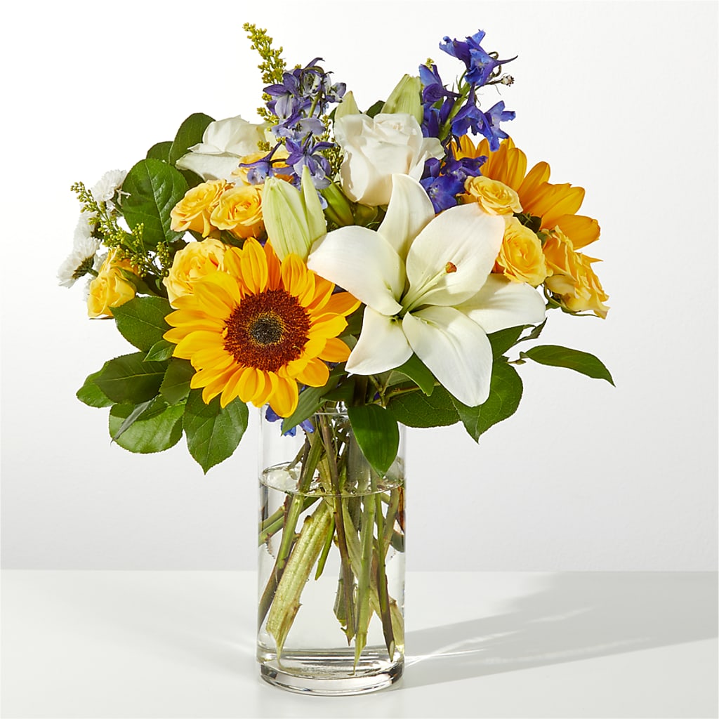 Wonderfully Sunny Bouquet – BUDS CUT FLOWERS & MORE, Taos NM