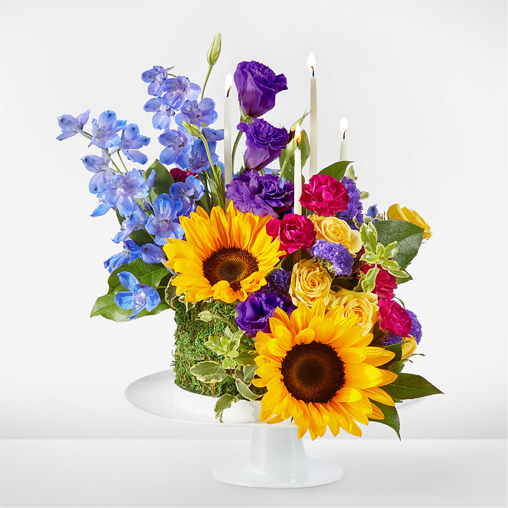 Star of the Day Floral Cake – BUDS CUT FLOWERS & MORE, Taos NM