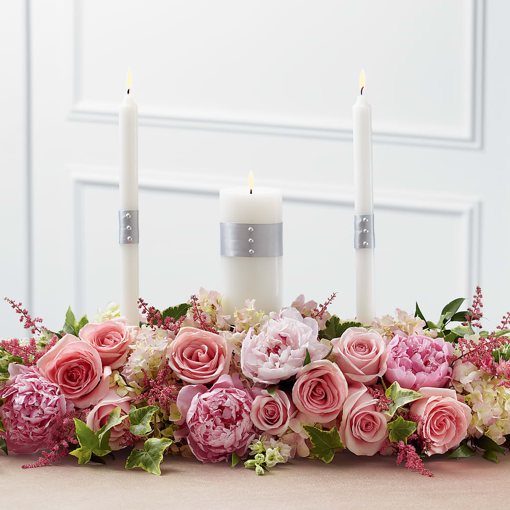Worldwide Romance Unity Candle Arrangement – BUDS CUT FLOWERS & MORE, Taos NM