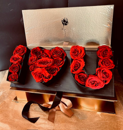 I LOVE YOU Rose Box – BUDS CUT FLOWERS & MORE, Taos NM