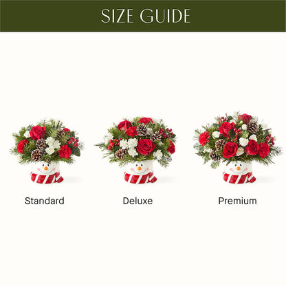 Jolly Snowman Bouquet – BUDS CUT FLOWERS & MORE, Taos NM