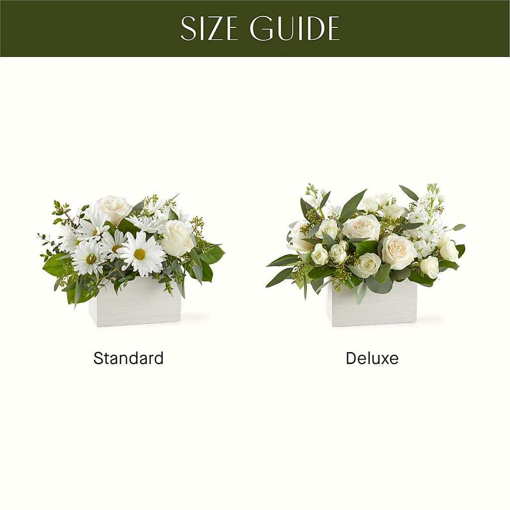 Fresh Linen Box Bouquet – BUDS CUT FLOWERS & MORE, Taos NM