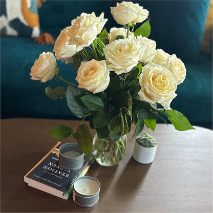 Long Stem Yellow Rose Bouquet – BUDS CUT FLOWERS & MORE, Taos NM