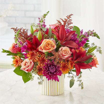 Burgundy Landscape Bouquet – BUDS CUT FLOWERS & MORE, Taos NM