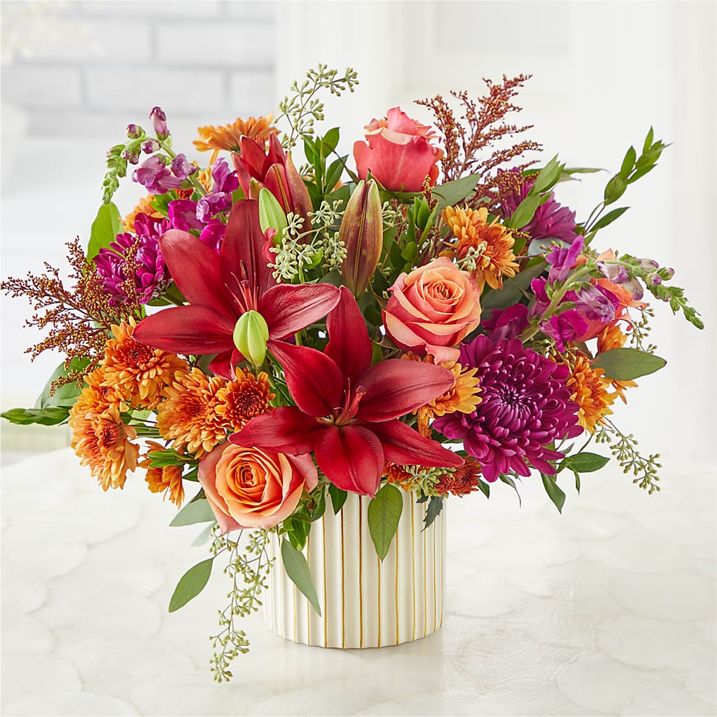 Burgundy Landscape Bouquet – BUDS CUT FLOWERS & MORE, Taos NM