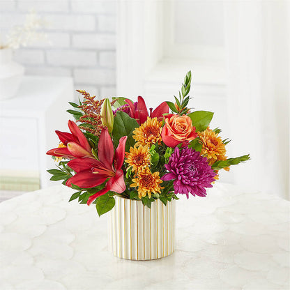 Burgundy Landscape Bouquet – BUDS CUT FLOWERS & MORE, Taos NM