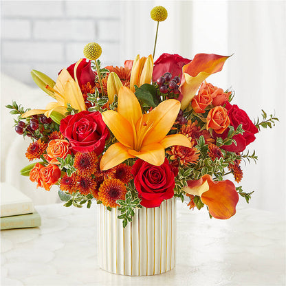 Scarlet Skies Bouquet – BUDS CUT FLOWERS & MORE, Taos NM
