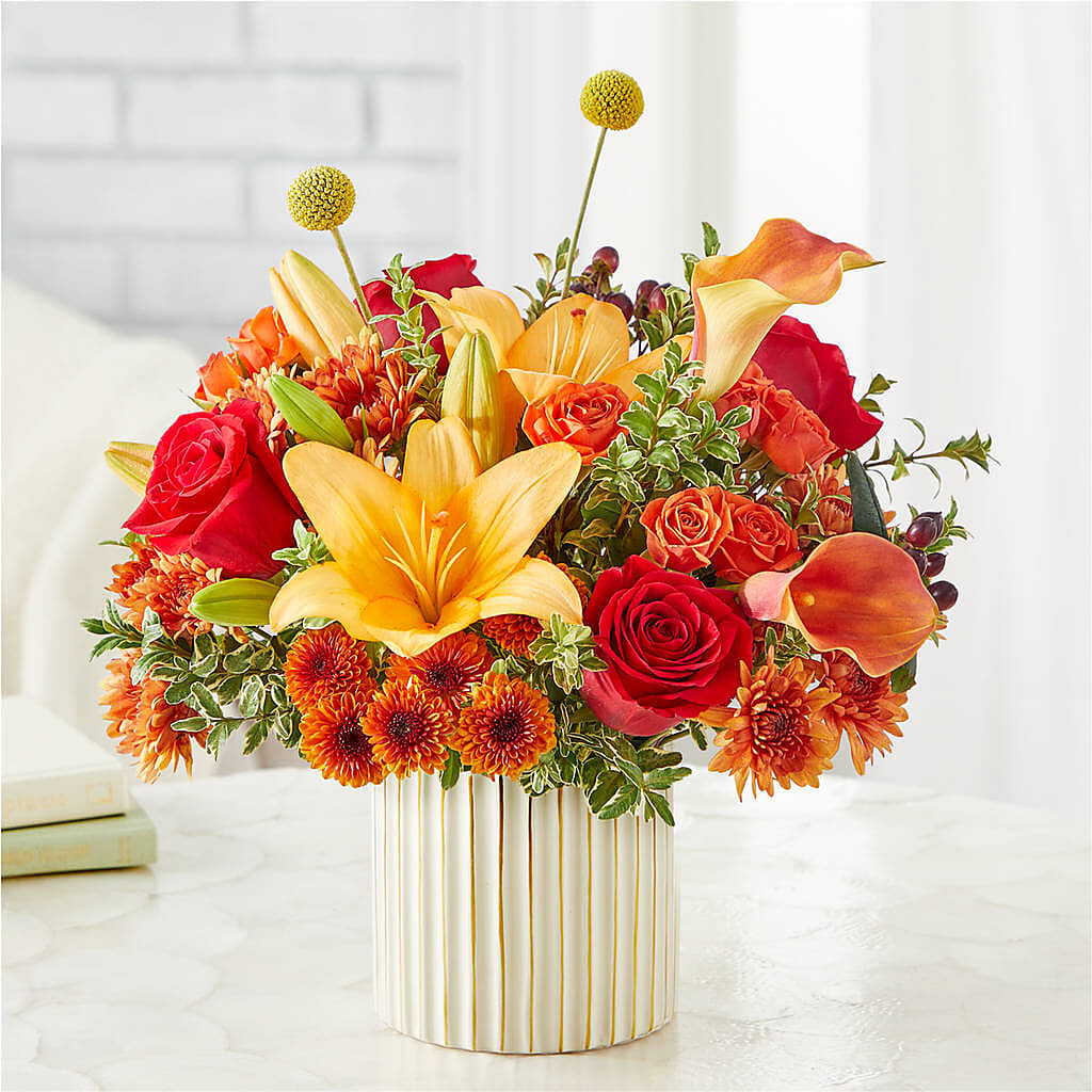Scarlet Skies Bouquet – BUDS CUT FLOWERS & MORE, Taos NM