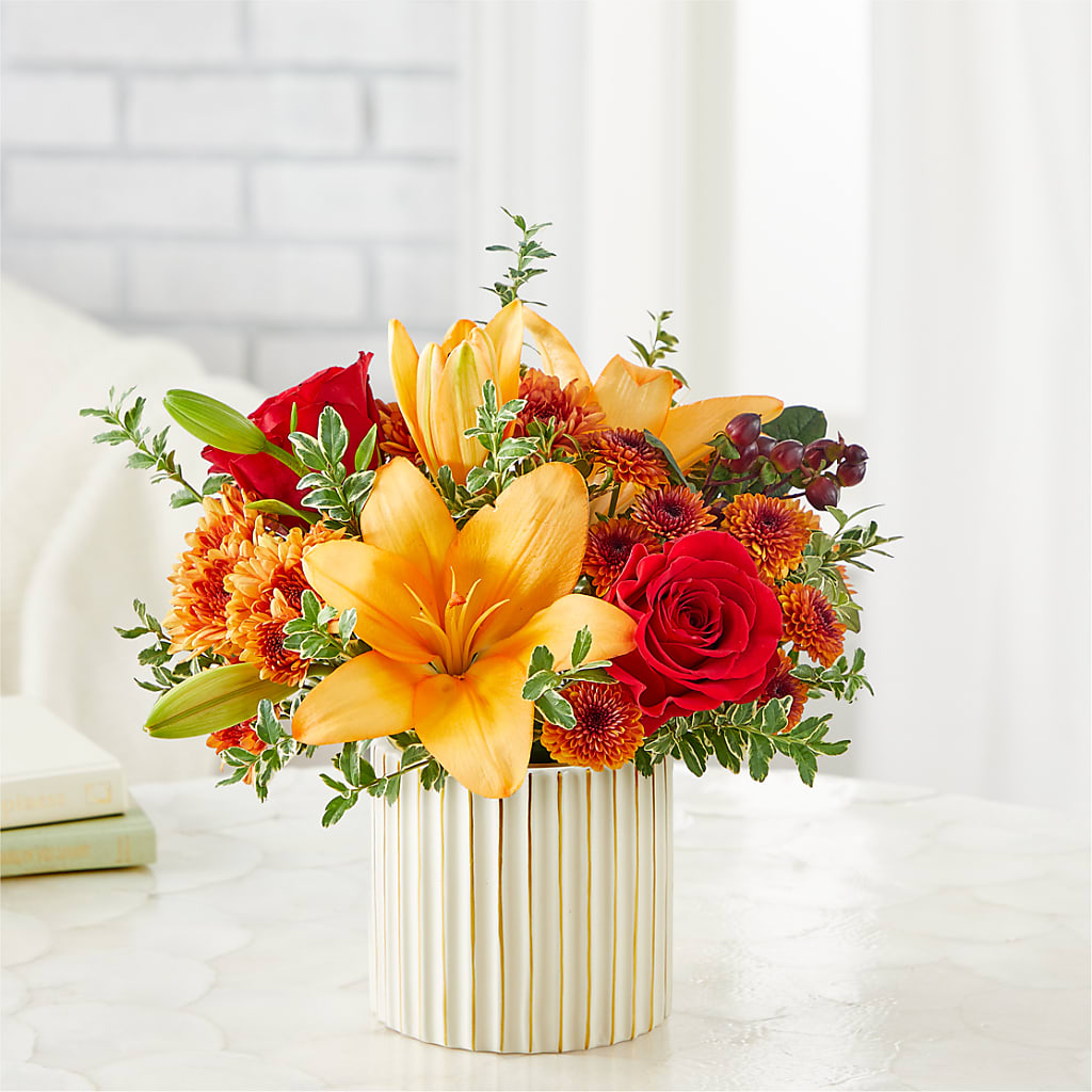 Scarlet Skies Bouquet – BUDS CUT FLOWERS & MORE, Taos NM