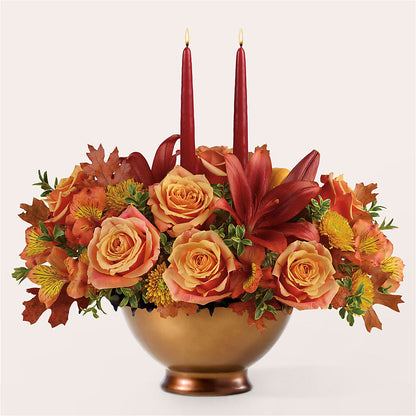 Harvest Table Centerpiece – BUDS CUT FLOWERS & MORE, Taos NM
