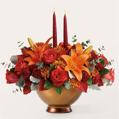 Fruits of Fall Centerpiece – BUDS CUT FLOWERS & MORE, Taos NM
