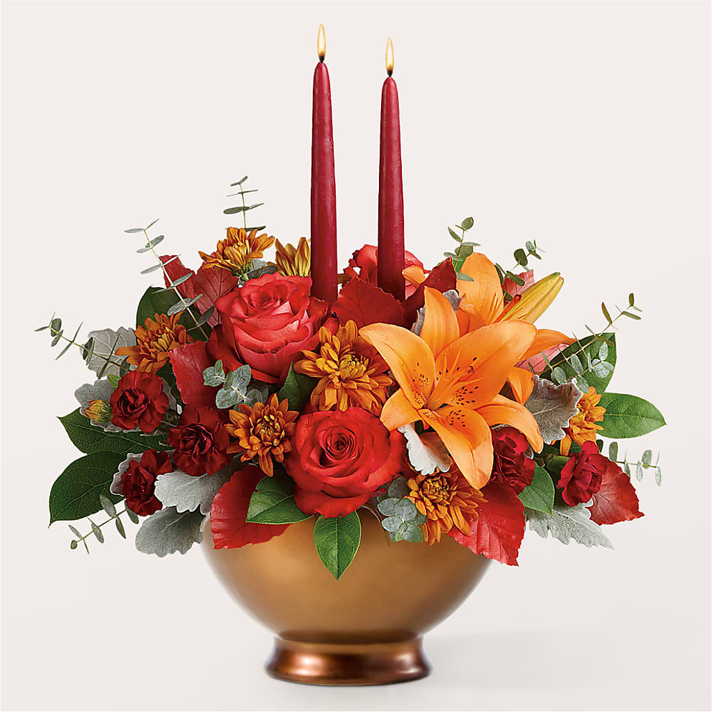 Fruits of Fall Centerpiece – BUDS CUT FLOWERS & MORE, Taos NM