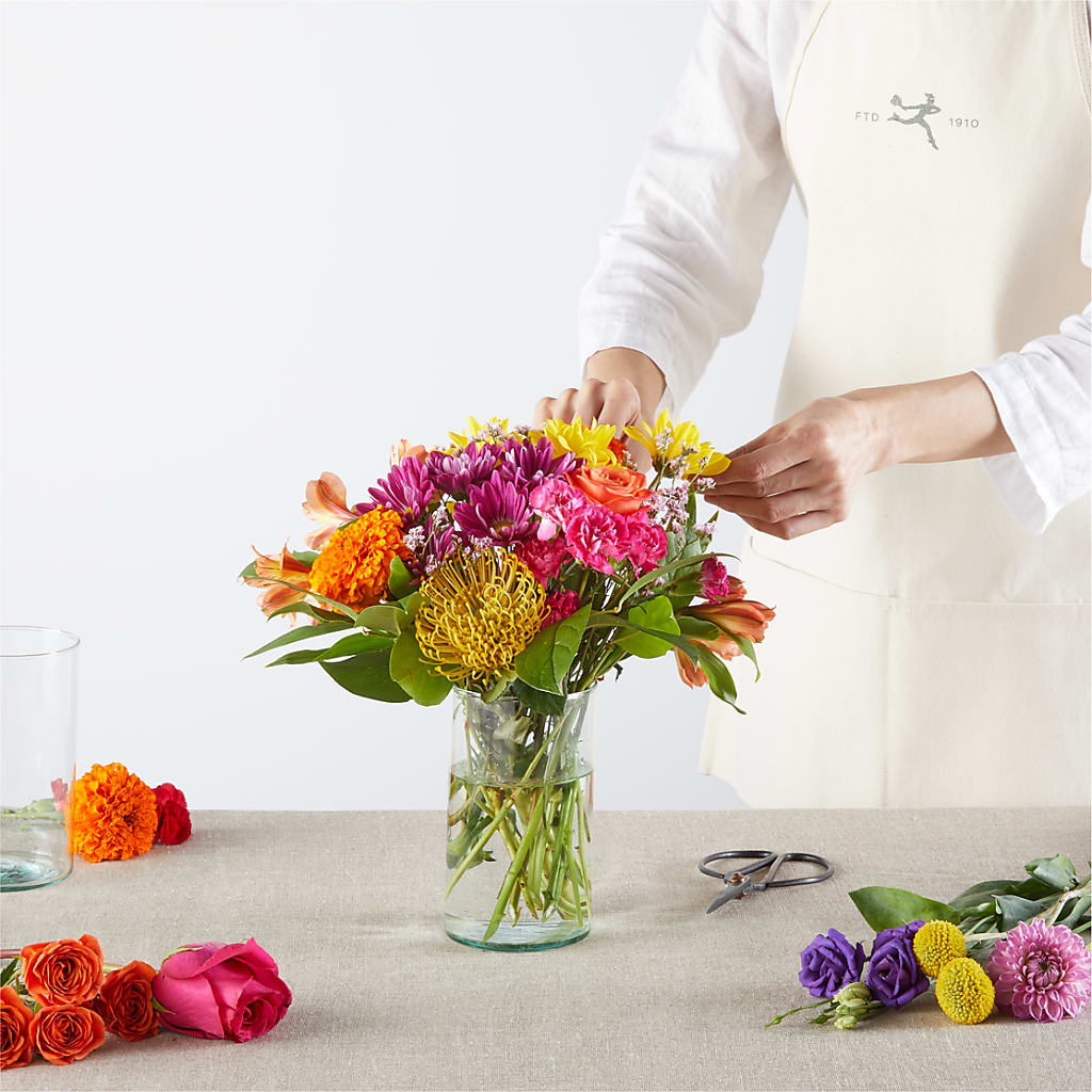 Feast of Color – A Florist Original – BUDS CUT FLOWERS & MORE, Taos NM