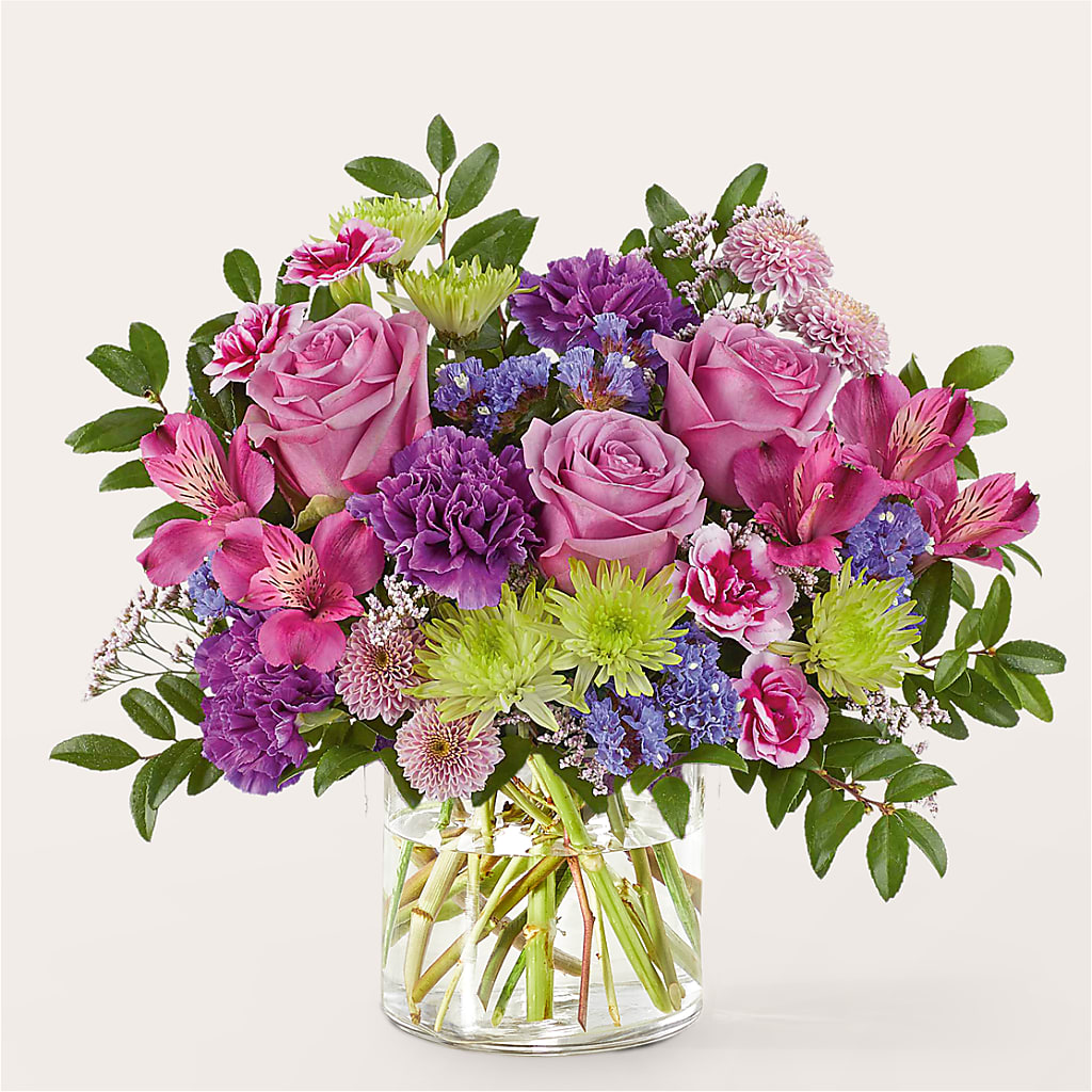 Glass Half Full Bouquet – BUDS CUT FLOWERS & MORE, Taos NM
