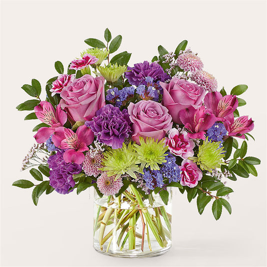 Glass Half Full Bouquet – BUDS CUT FLOWERS & MORE, Taos NM