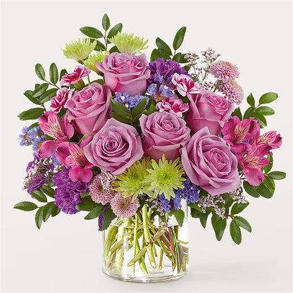 Glass Half Full Bouquet – BUDS CUT FLOWERS & MORE, Taos NM