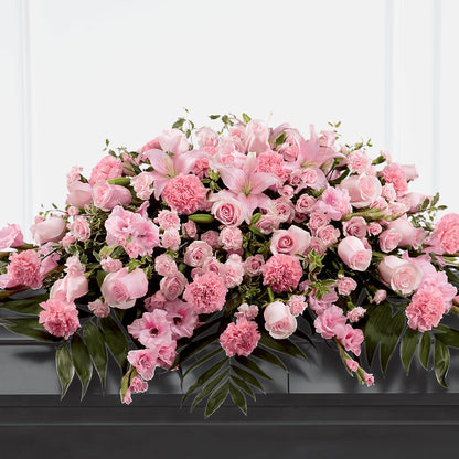 Garden of Comfort Casket Spray (Standard) – BUDS CUT FLOWERS & MORE, Taos NM